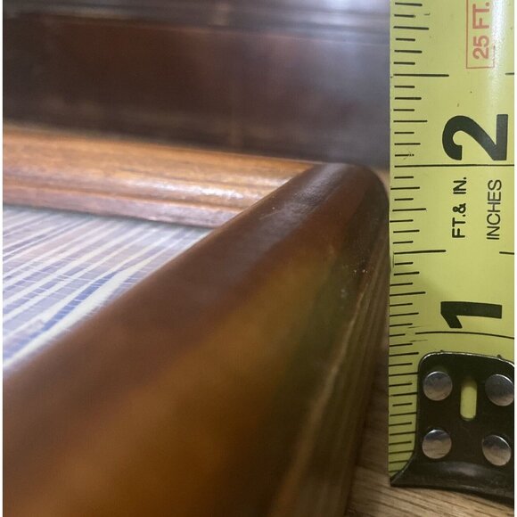 Vtg Rustic Owl Shadow Box Framed Matted Art by Artist E. Rambow with Signature - Picture 3 of 5